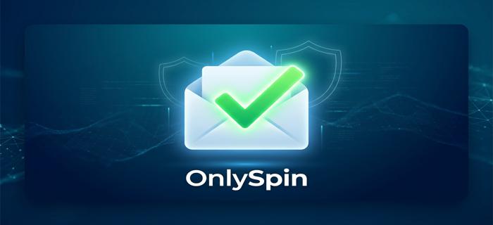 OnlySpin E-posta Doğrulama Adımı Görseli