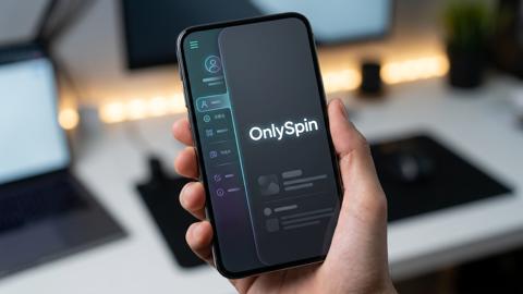 OnlySpin Mobil Menü — Hamburger Gezinme