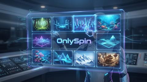 OnlySpin Giriş Adım 5 — İlk Oyun Seçimi